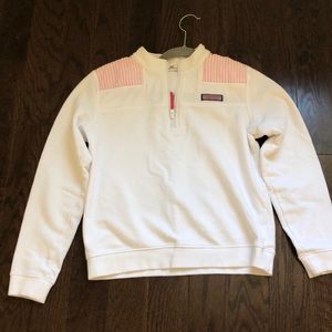 girls vineyard vines quarter zip shep shirt